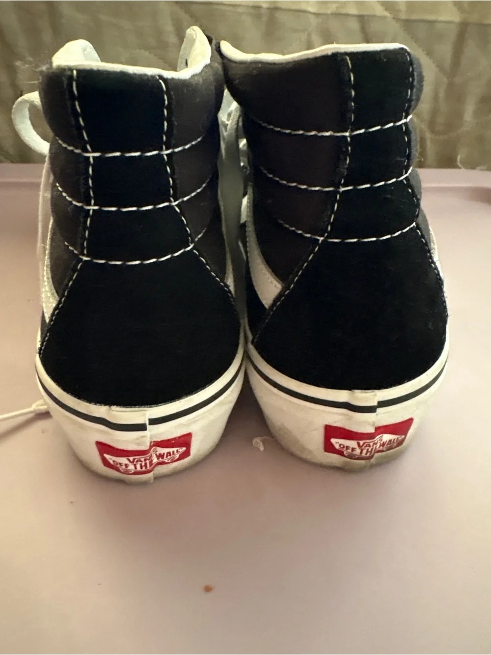 Vans High Top Skateboard Shoes